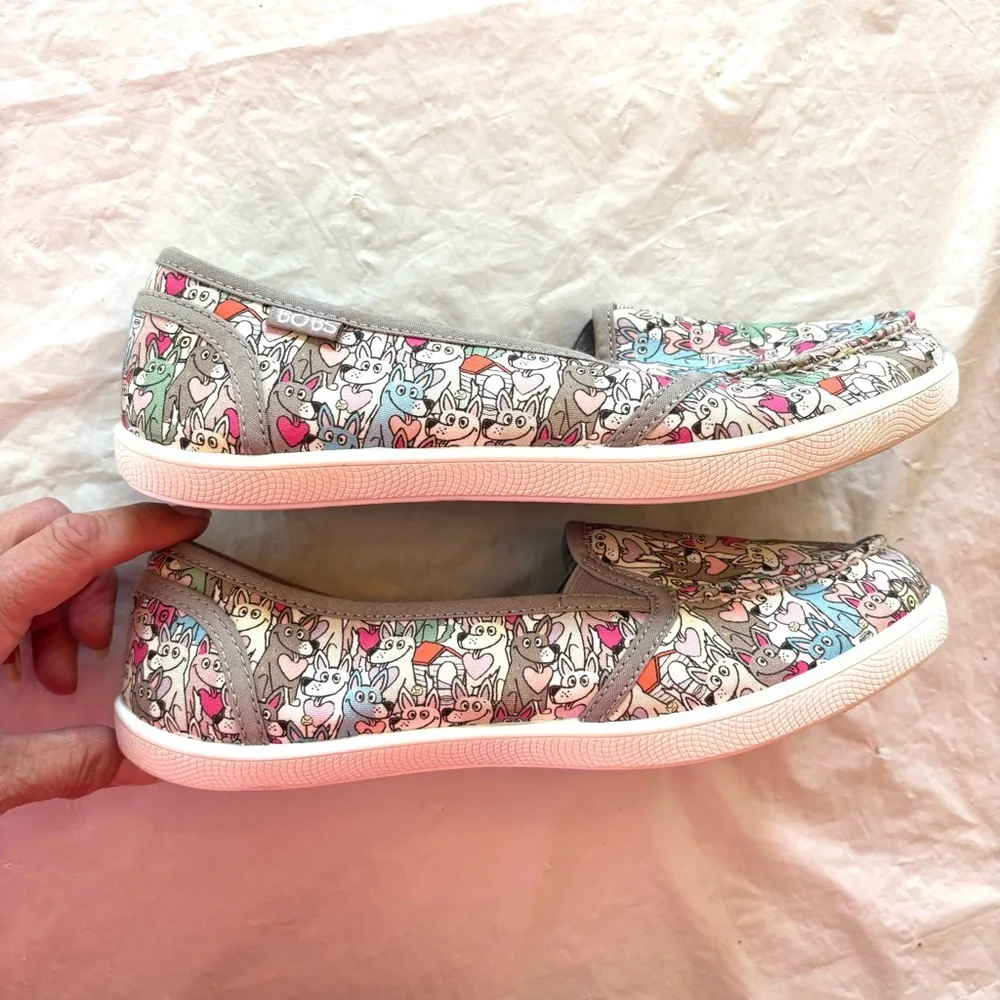 BOBS from Skechers Be Cute Pups Freshness Slip on sneakers gray SZ 7 NWOT